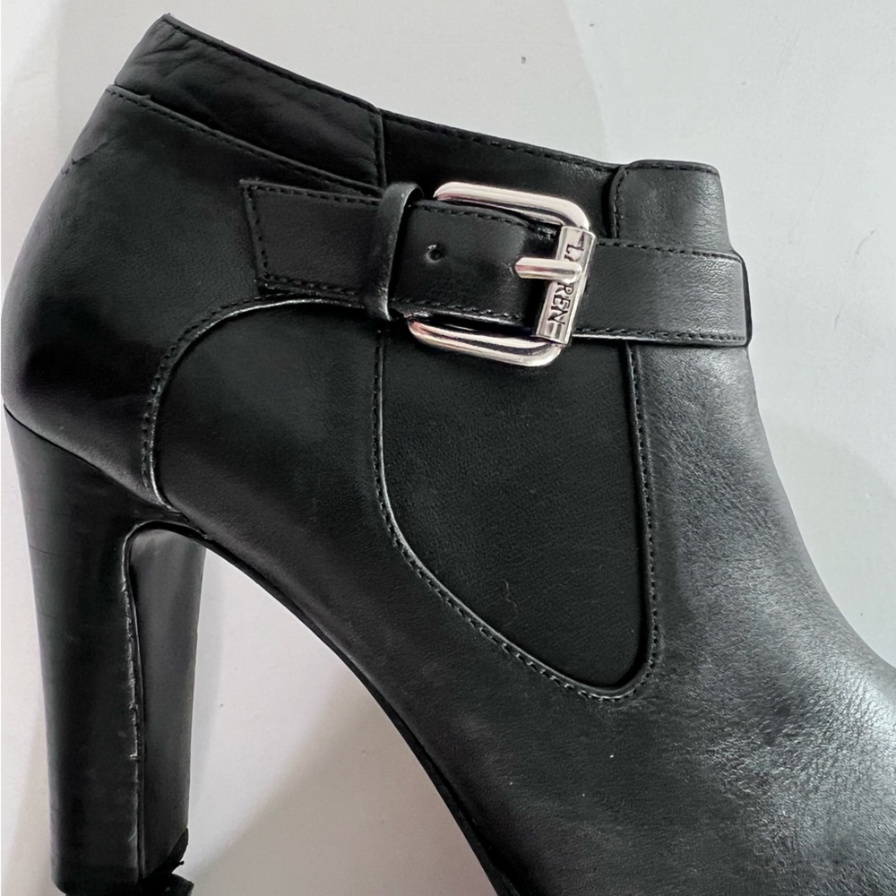 LAUREN by #RALPH LAUREN#  Black 🖤 Ankle Dress Booties - Picture 8 of 16